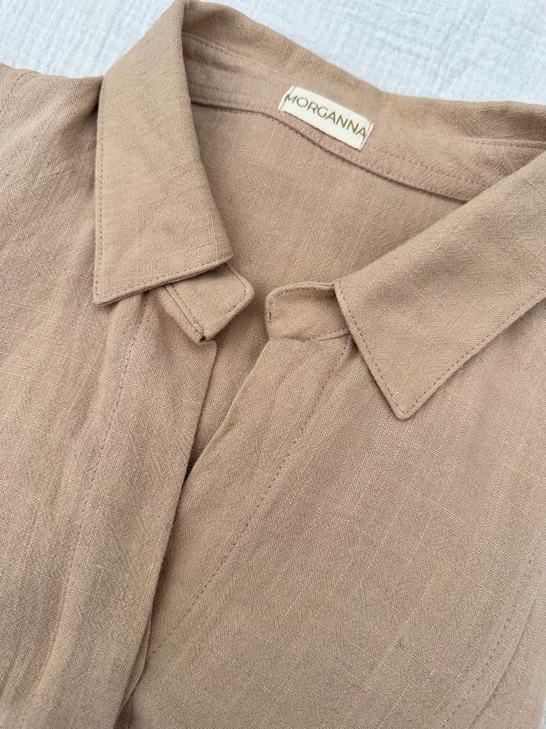 LILIANA CHOCOLATE LINEN
