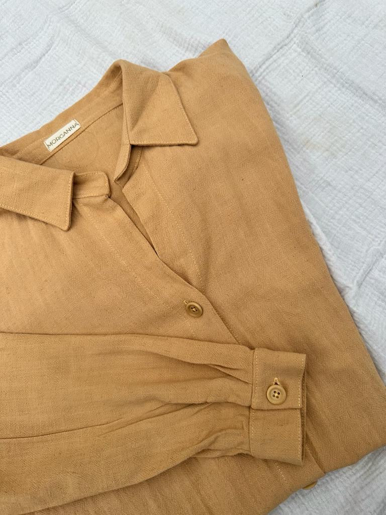 ALEXANDRA MUSTARD LINEN
