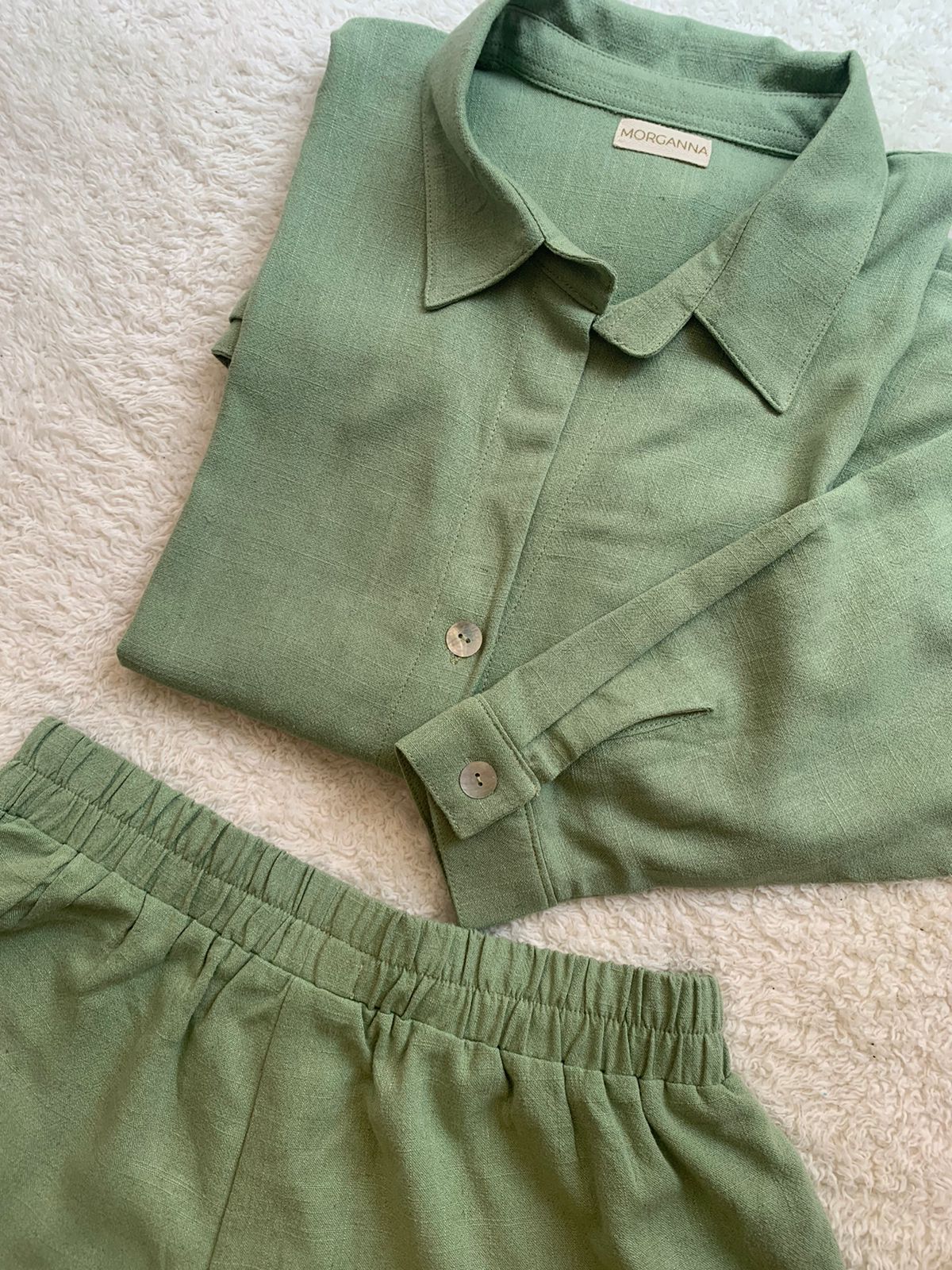 ALINA MATCHA LINEN
