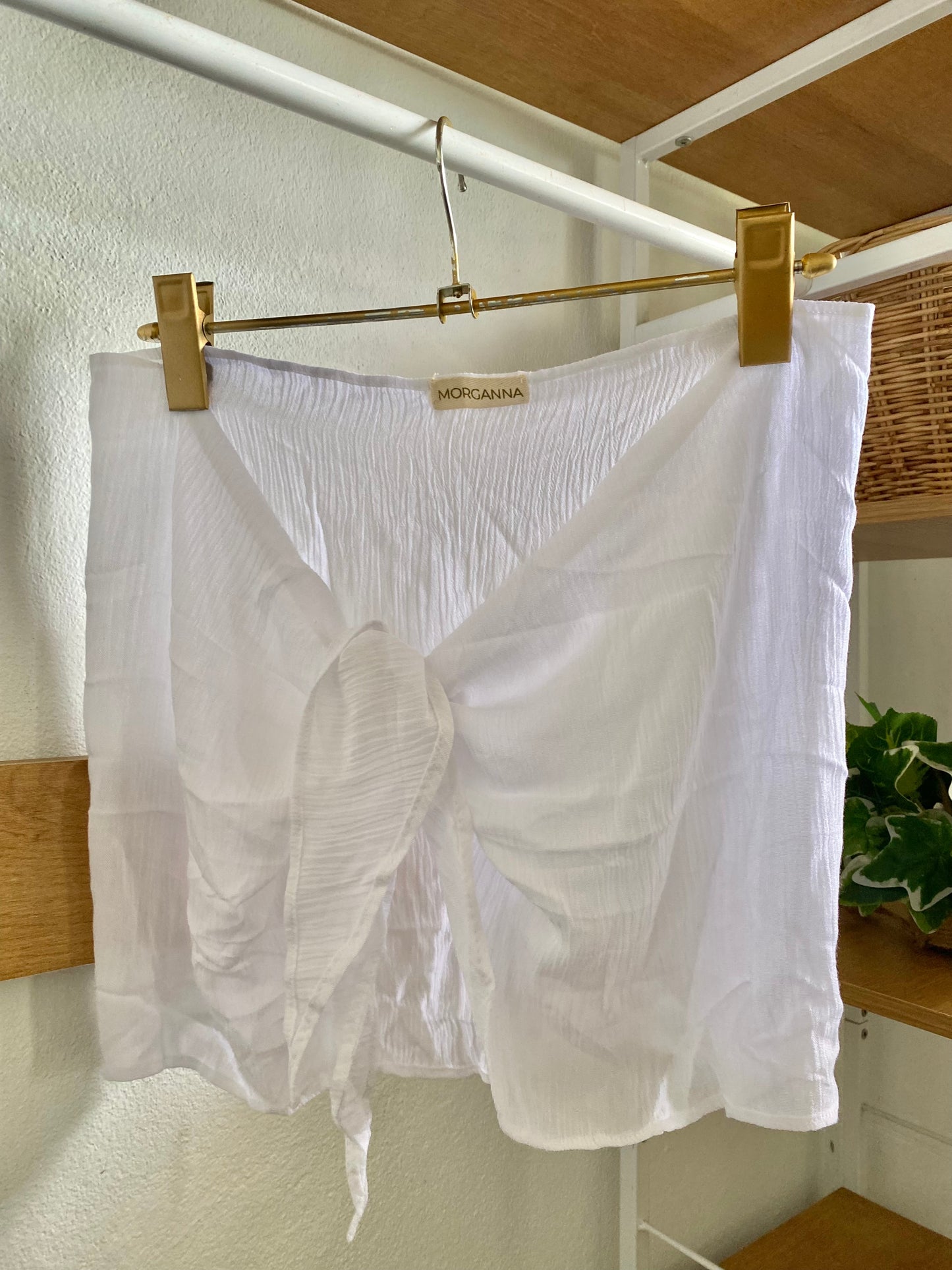 SARONG WHITE COTTON