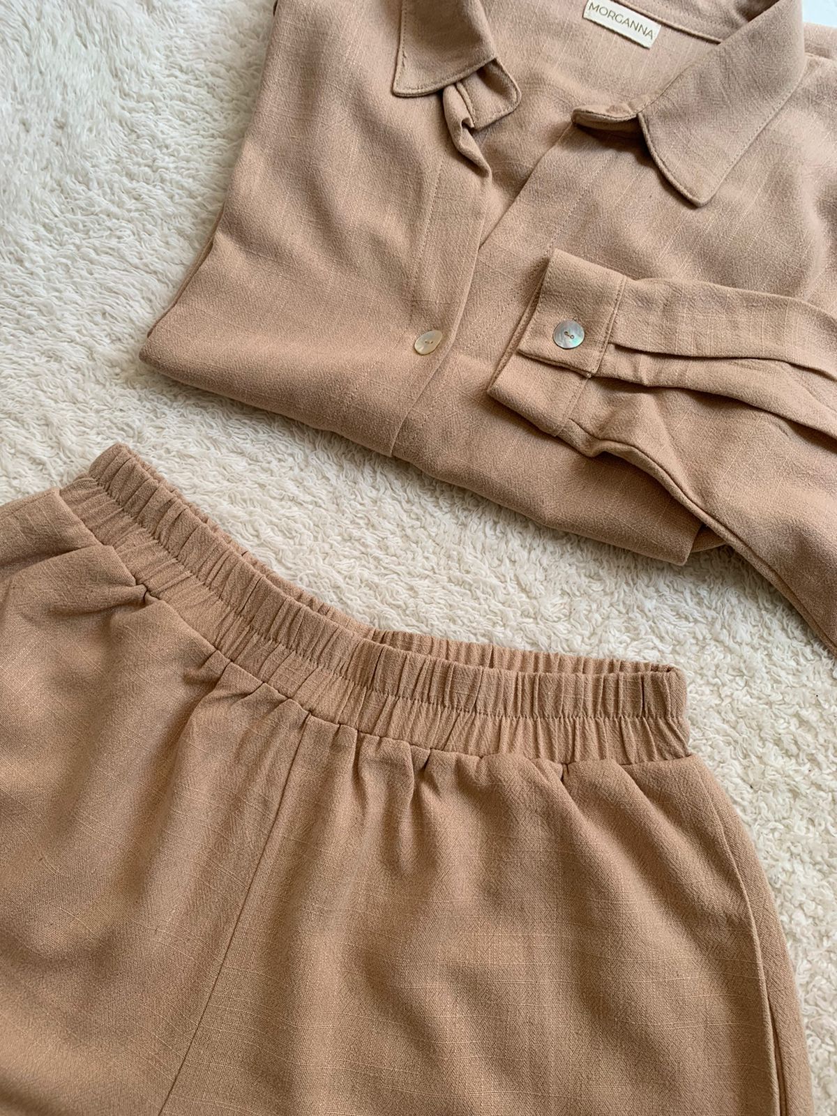 ALINA CHOCOLATE LINEN