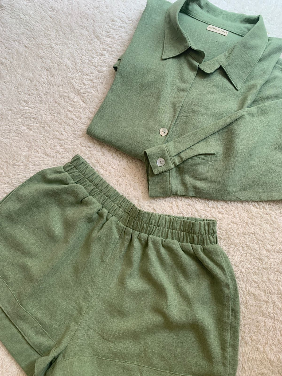 ALINA MATCHA LINEN