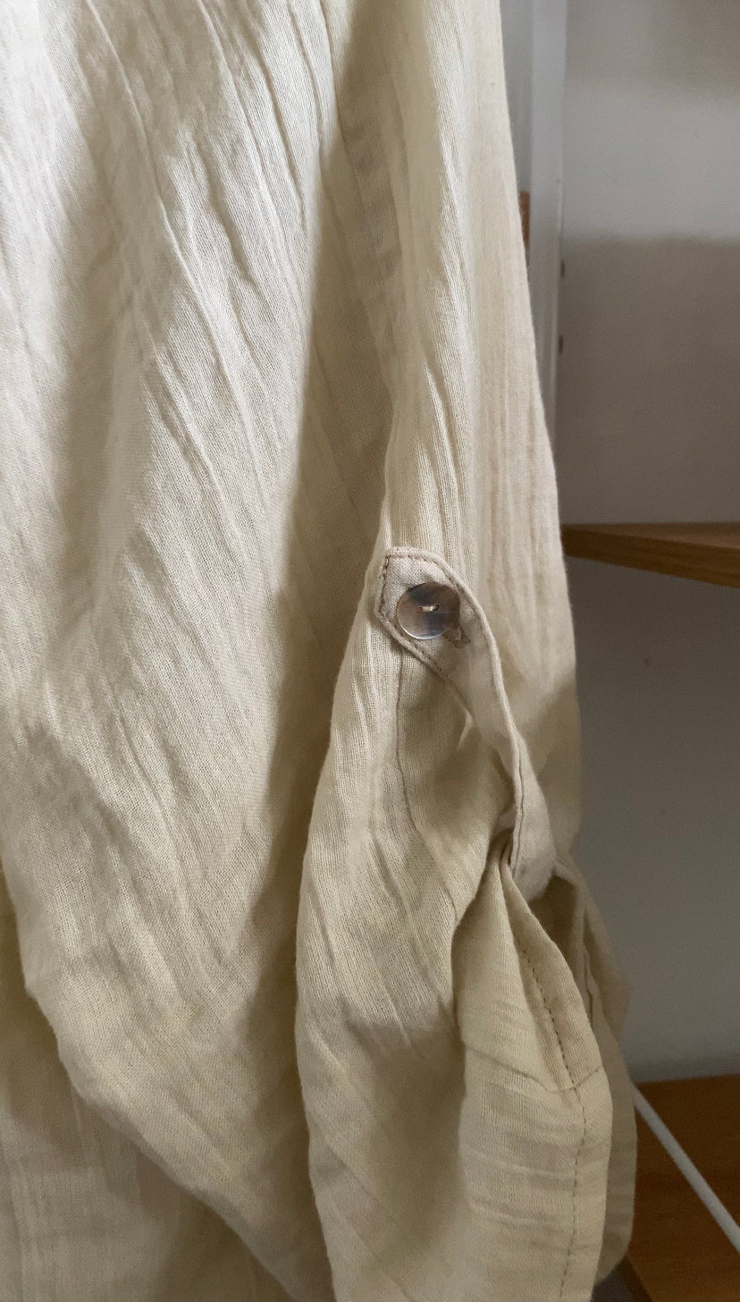 ALMUDENA OLIVE COTTON