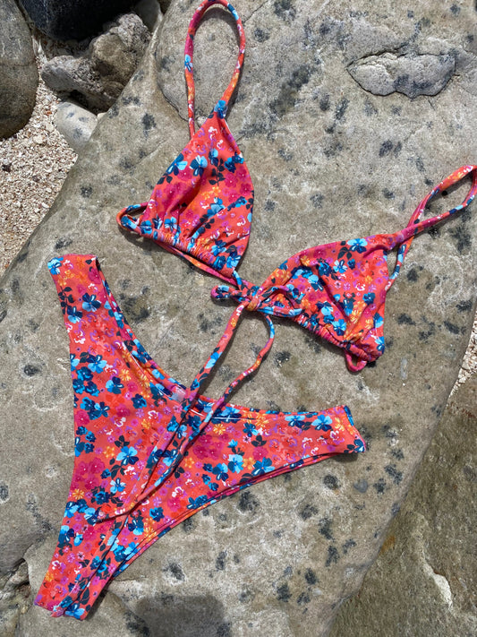 TOP CAMILA FLORAL ORANGE
