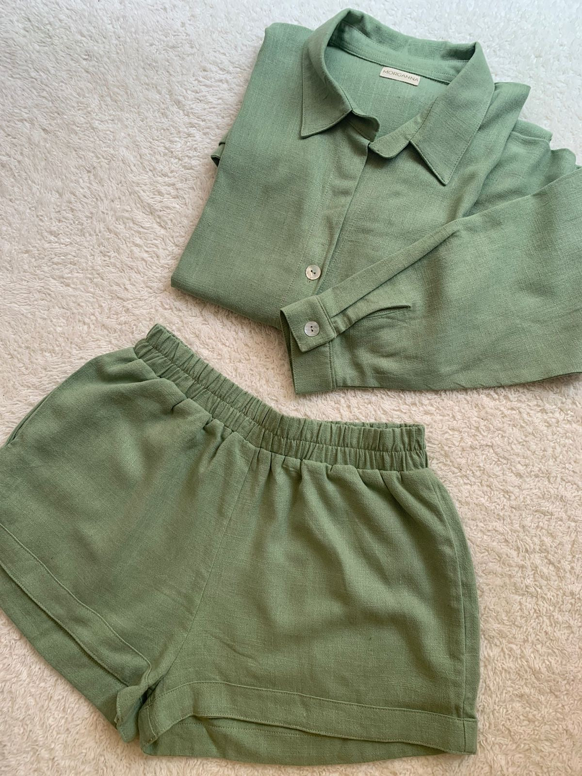 ALEXANDRA MATCHA LINEN