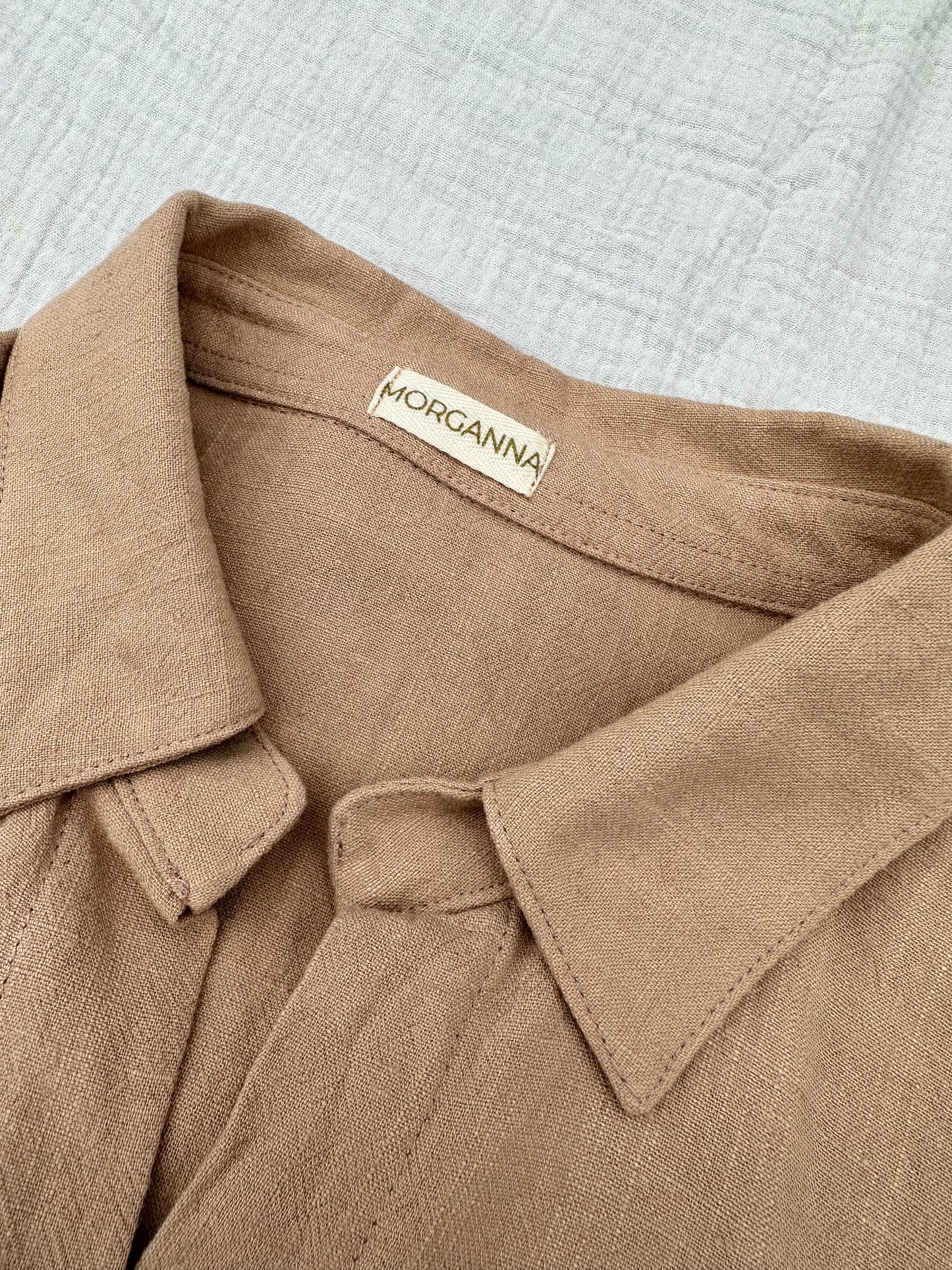 LILIANA CHOCOLATE LINEN
