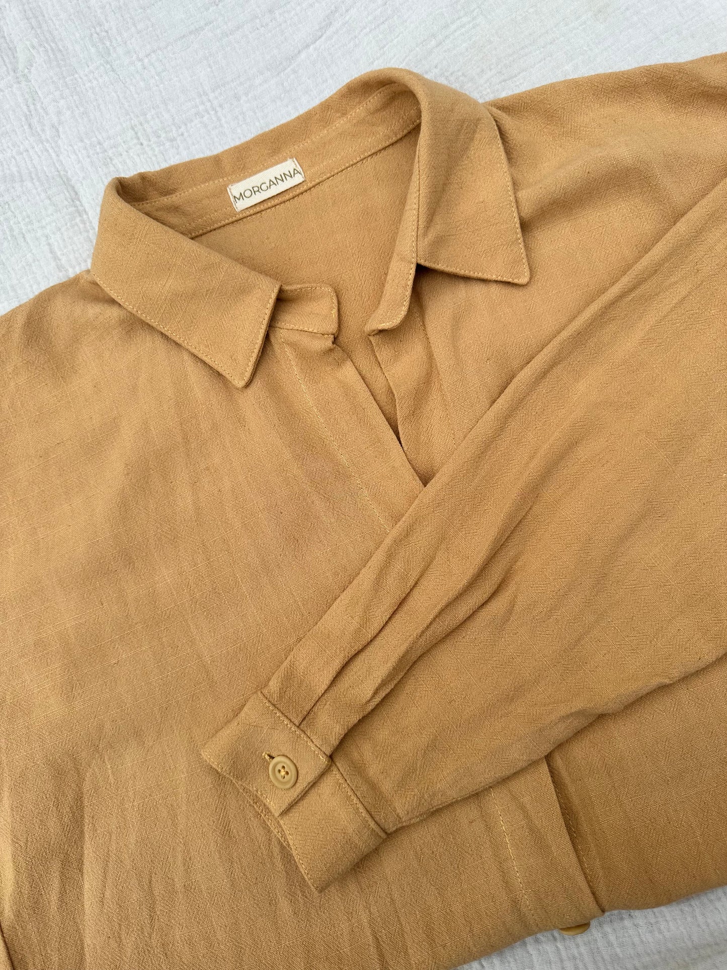 ALEXANDRA MUSTARD LINEN