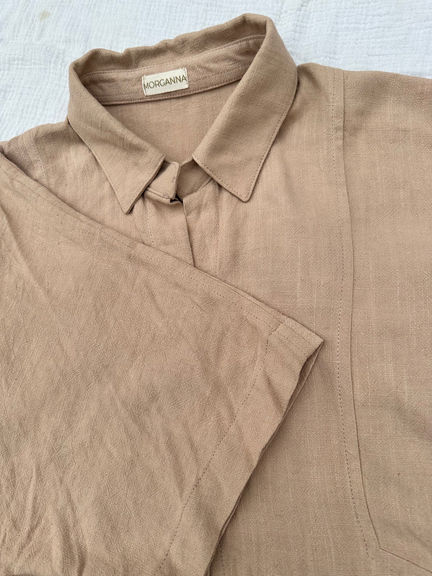 LILIANA CHOCOLATE LINEN