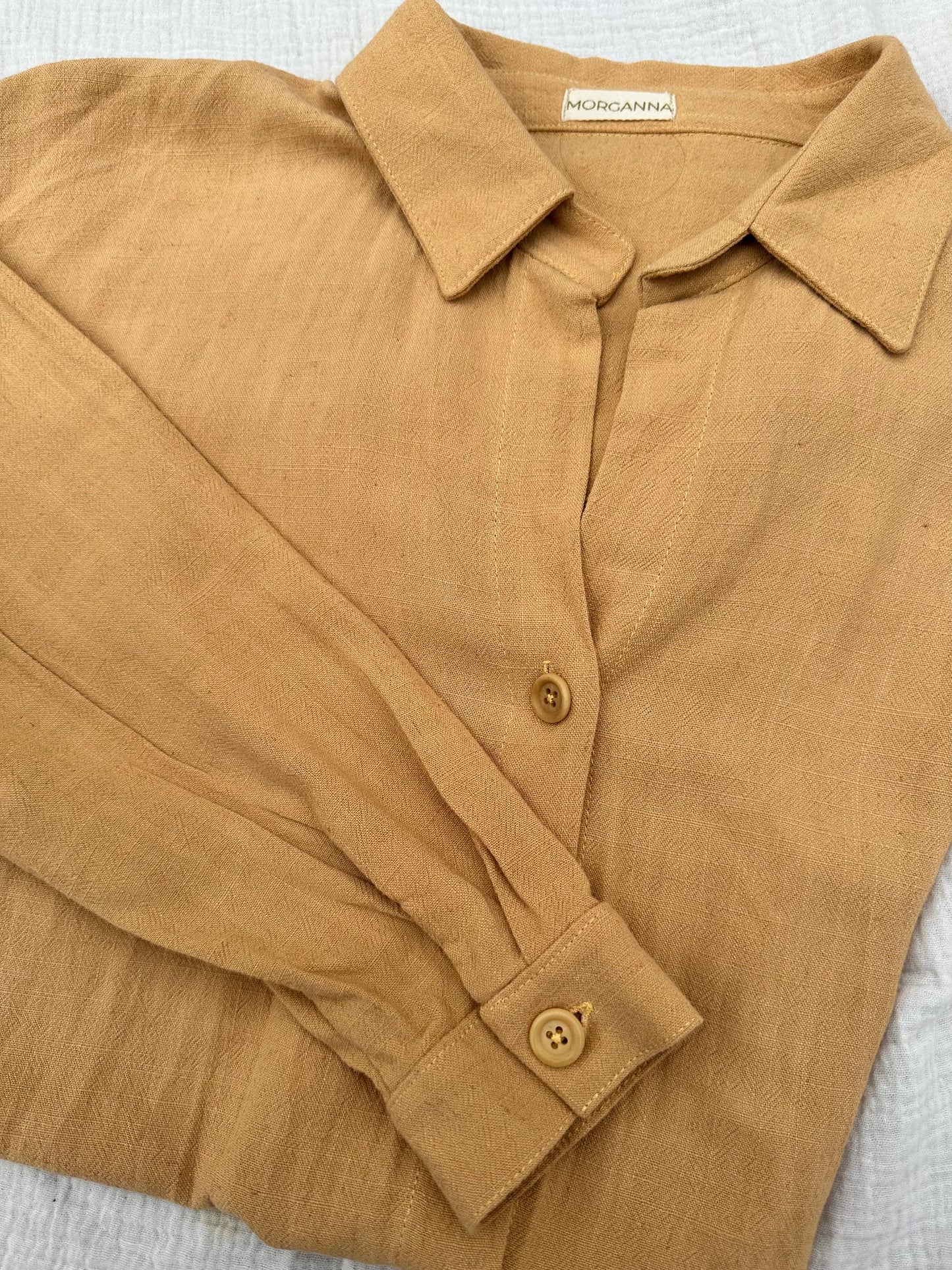 ALEXANDRA MUSTARD LINEN